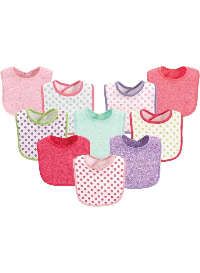 Luvable Friends Unisex Baby Cotton Terry Bibs - Image 2