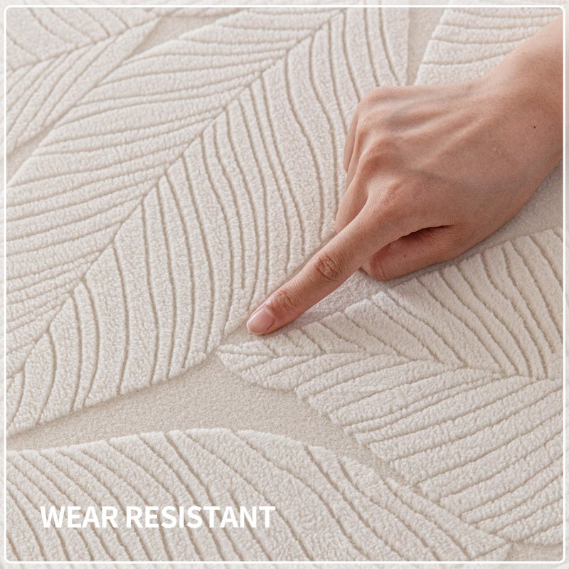 QIANMEW Couch Covers for Sectional Sofa  Washable Stretch Soft Sofa Cushion Covers L Shape Sofa Slipcovers Anti Slip Furniture Decor Protector for Cats and Dogs (Armrest Sofa Cover Ivory)
