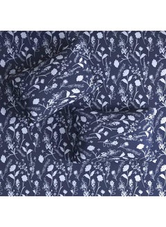 Wakefit Wakefit Bedsheet for Queen Size, Bedsheet Queen Size Bed Cotton, Fitted Bedsheets Queen Size Cotton, 144 TC 100% Cotton with 2 Pillow Covers (Elastic Fitted Sheet 78x60 : Evelyn)  - Image 3