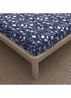 Wakefit Wakefit Bedsheet for Queen Size, Bedsheet Queen Size Bed Cotton, Fitted Bedsheets Queen Size Cotton, 144 TC 100% Cotton with 2 Pillow Covers (Elastic Fitted Sheet 78x60 : Evelyn)  - Image 5