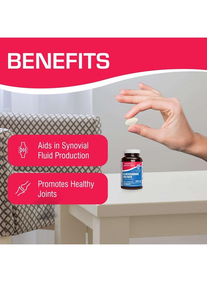 Anabolic Laboratories Glucosamine Sulfate 500mg - 120 Glucosamine Joint Supplements for Men and Women - for Joint Tissue and Cartilage Health - Image 5