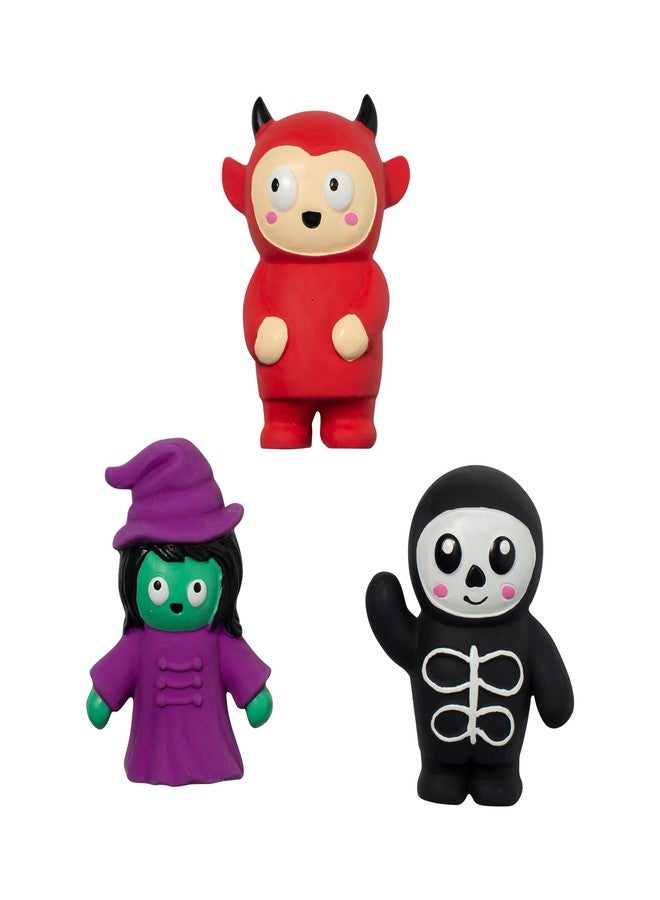 Fringe Studio Mini Latex Dog Toy, Fright This Way, 3 Piece Set, PetShop Collection (367059) - Image 1