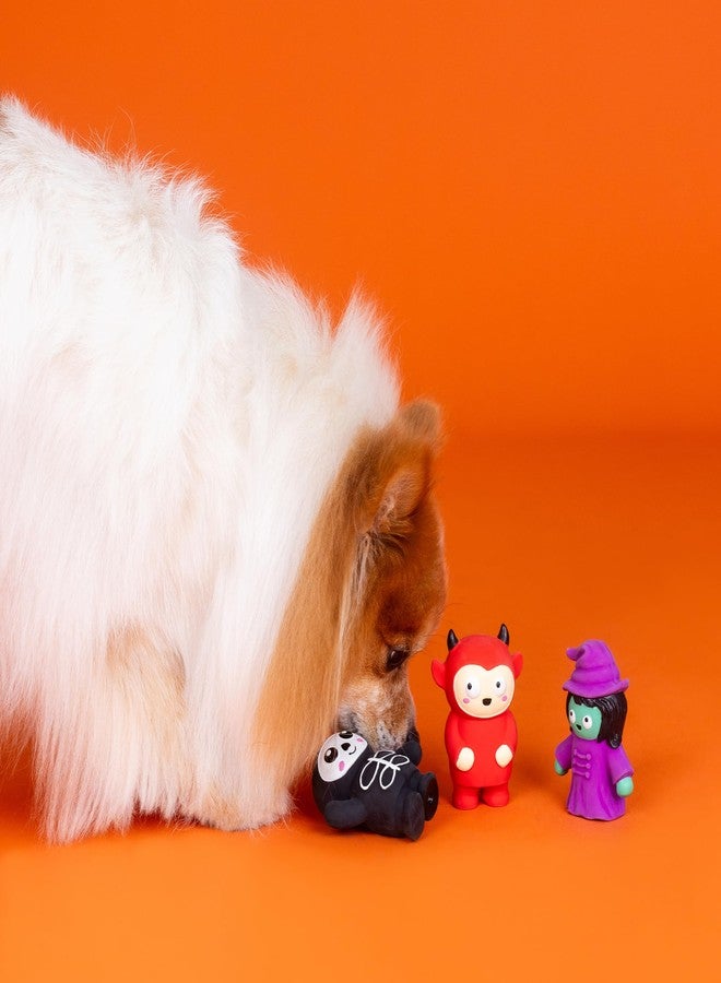 Fringe Studio Mini Latex Dog Toy, Fright This Way, 3 Piece Set, PetShop Collection (367059) - Image 4