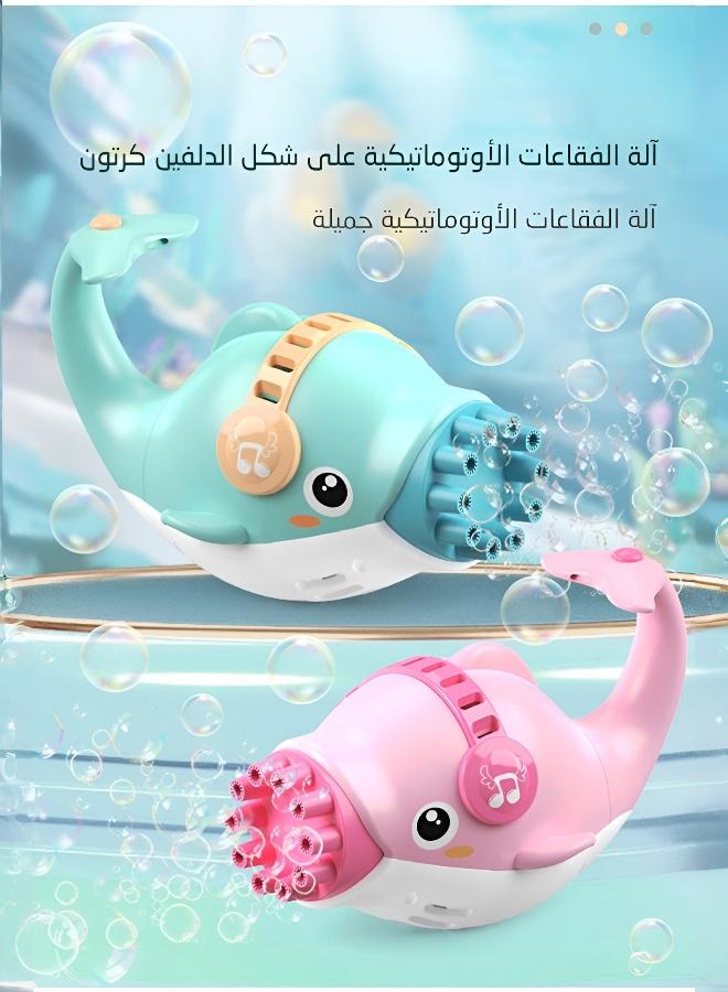 آلة الفقاعات الأوتوماتيكية على شكل دلفين كرتوني لمرح لا ينتهي - Image 5
