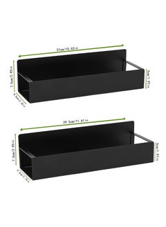 KASTWAVE Magnetic Spice Racks for Kitchen Organization - 2 Pack Seasoning Storage Organizers, Perfect Seasoning Storage Organizer, Spice Organizer Shelf Holder for Kitchen Organization and Storage  - Image 2