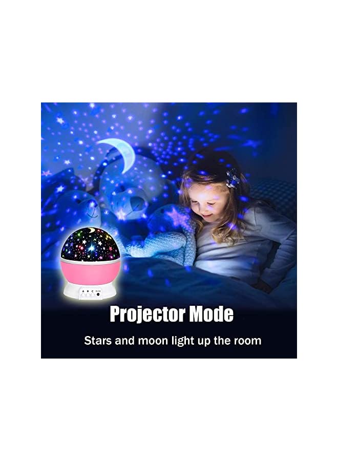 The Bros Toys for 1-10 Year Old Girls,Star Projector for Kids 2-9 Year Old Girl Gifts Toys for 3-8 Year Old Girls Christmas Gifts for 4-7 Year Old Boys Sensory Baby Toys Birthday Gifts Stocking Stuffers - Image 5