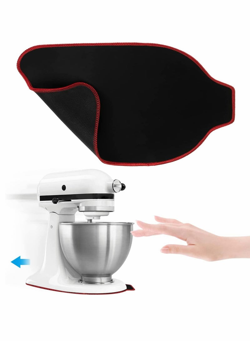 SYOSI Mixer Mover Sliding Mats for KitchenAid Stand Mixer, 12.99 7.87in Black for KitchenAid 4.5 5 Qt Accessories for KitchenAid Mat Slide Appliance Sliders for KitchenAid Mixer for Kitchen Appliances  - Image 1