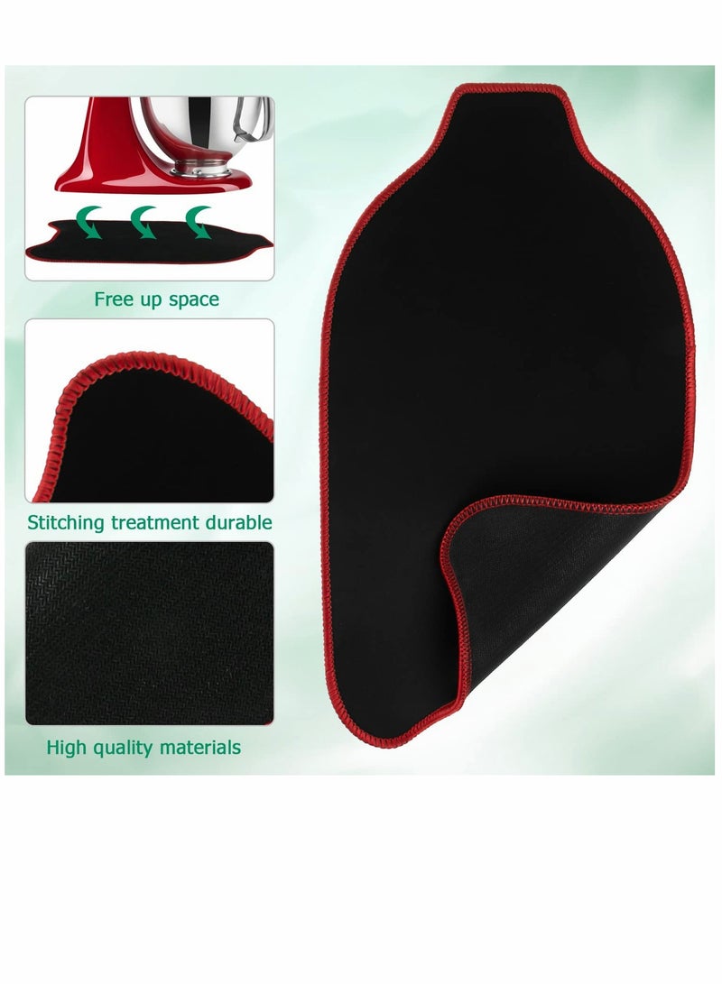 SYOSI Mixer Mover Sliding Mats for KitchenAid Stand Mixer, 12.99 7.87in Black for KitchenAid 4.5 5 Qt Accessories for KitchenAid Mat Slide Appliance Sliders for KitchenAid Mixer for Kitchen Appliances  - Image 4