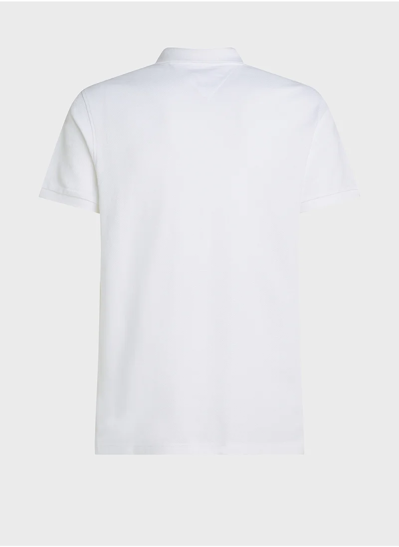 TOMMY HILFIGER Striped Regular Fit Polo