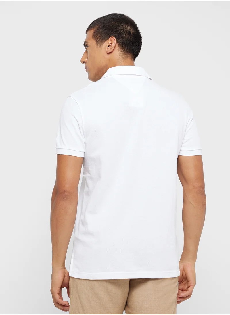 TOMMY HILFIGER Striped Regular Fit Polo
