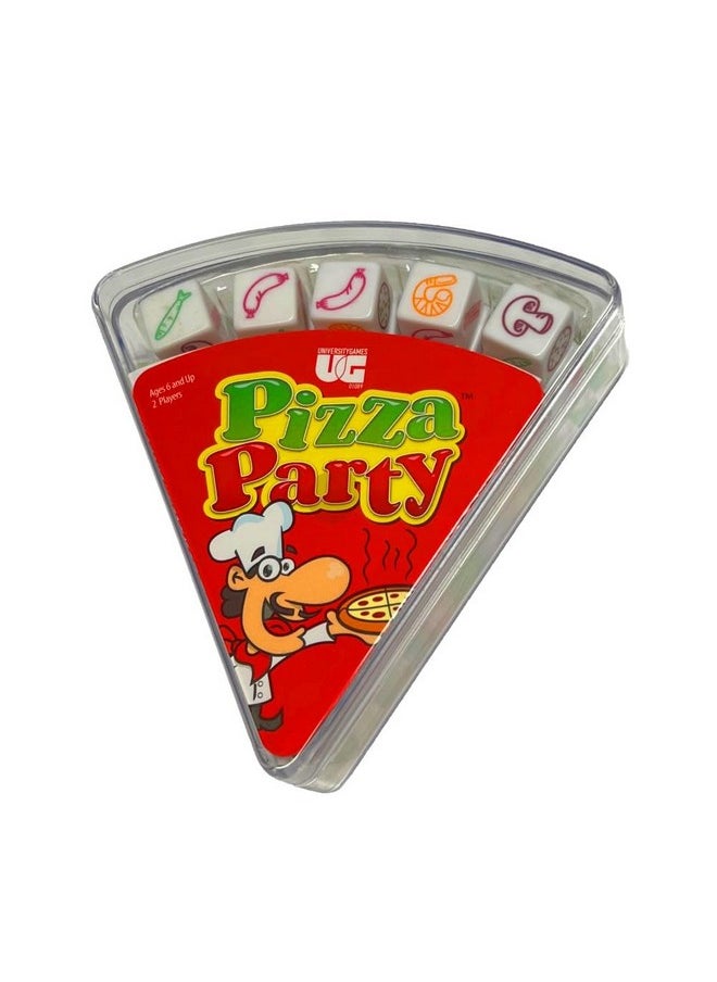 University Games - University Games, Pizza Party Dice Game, Dice Game for Kids and Families, Ages 6+ - Image 1