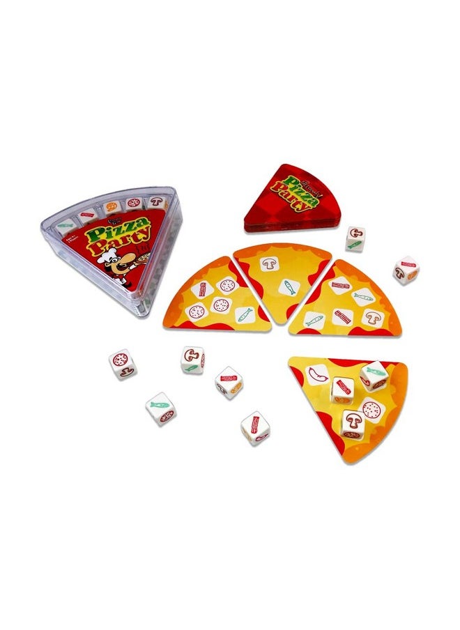 University Games - University Games, Pizza Party Dice Game, Dice Game for Kids and Families, Ages 6+ - Image 1