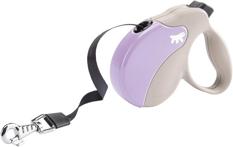 Ferplast Retractable Dog Lead AMIGO TAPE S, Extending tape, 5 m, Max 15 kg, Lilac - Image 1