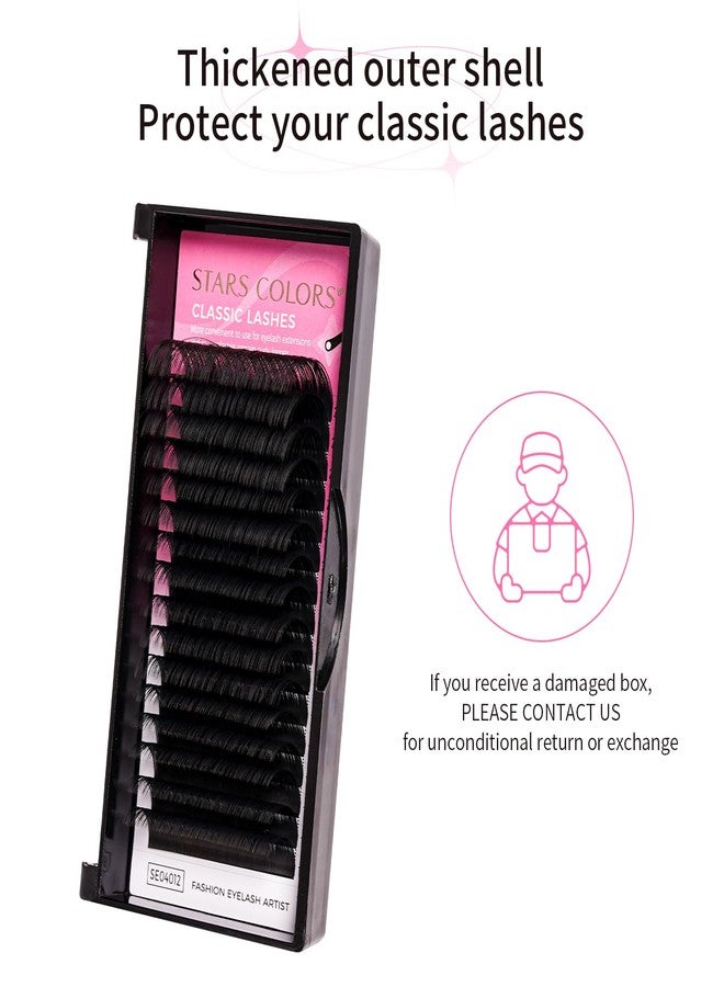 ICONSIGN تمديدات الرموش 0.03/0.05/0.07/0.10/0.15/0.20 C CC D DD تجعيد 7-15 مم رموش فردية فاخرة كلاسيكية ناعمة غير لامعة داكنة تمديد رموش احترافية (0.03-D-MIX) - Image 5