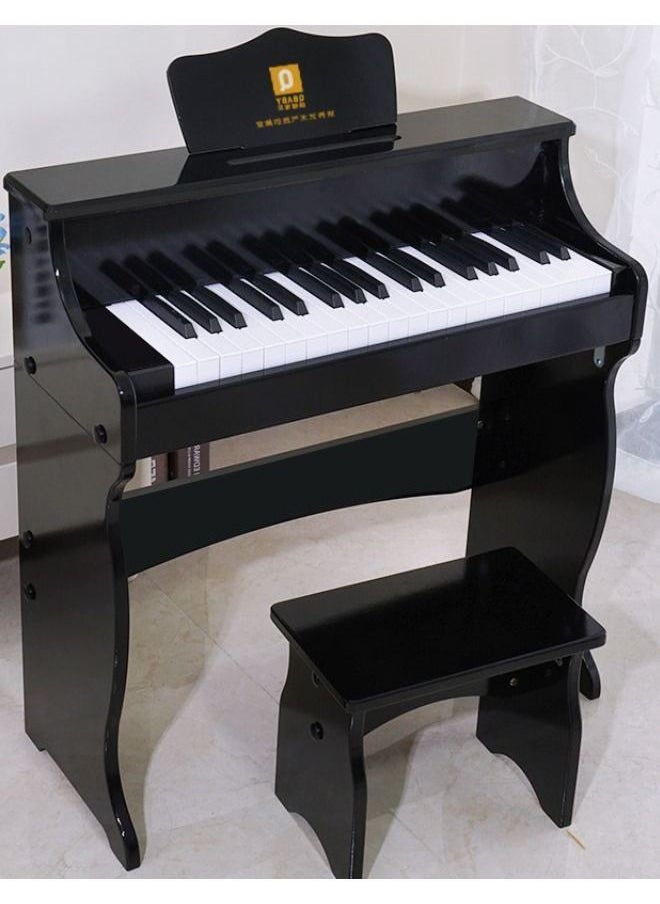 Generic Digital 37 Key Wooden Piano for Kids - Educational Toy with Interactive Features  - Image 3