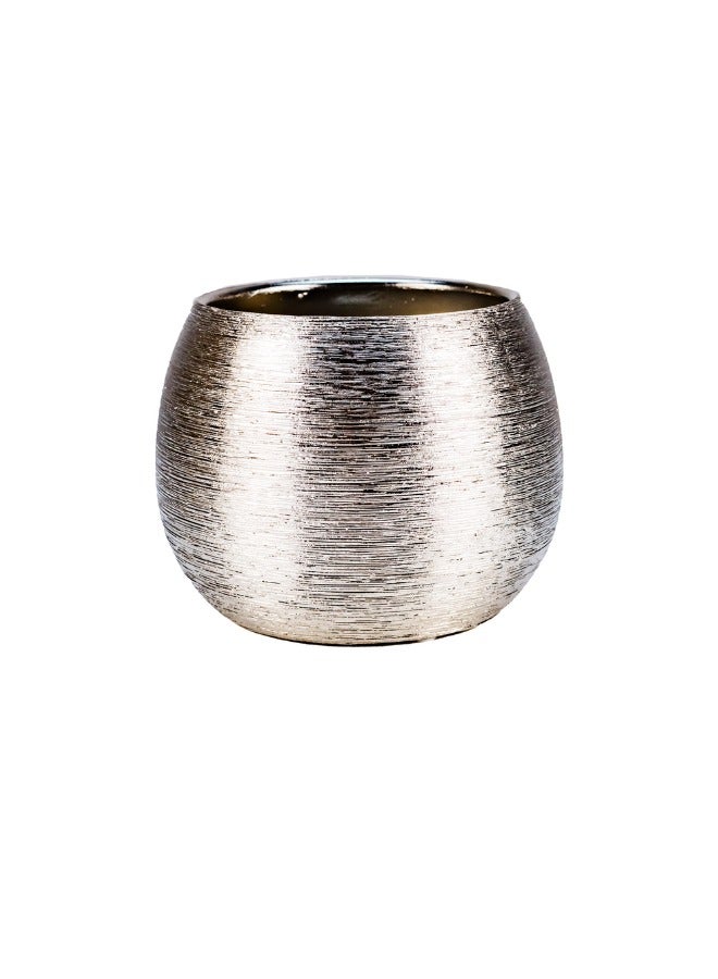 Gulf Flowers Glam Ceramic Flower Pot – Stylish Planter for Modern Home Décor, Indoor & Outdoor Use 