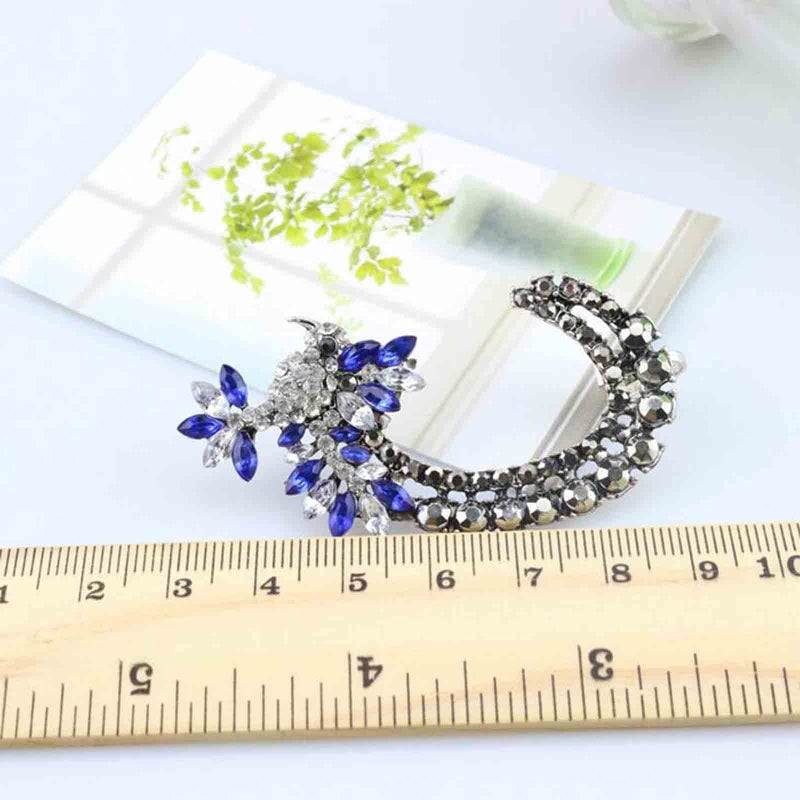 Yheakne Vintage Rhinestone Ear Cuff Wrap Earrings CZ Bird Wrap Clip on Earrings Silver Ear Climber Crawler Earrings Punk Earrings Jewelry for Women - Image 4