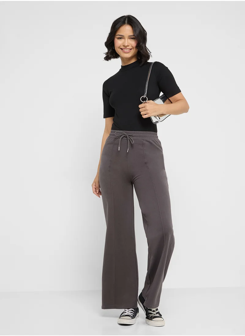 جينجر بيسيكس Wide Leg Sweatpant