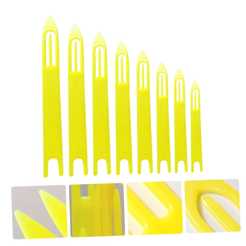 8 Pcs Fishing Net Repair Kit Portable Weaving Needle Tool Random Colors - Image 3