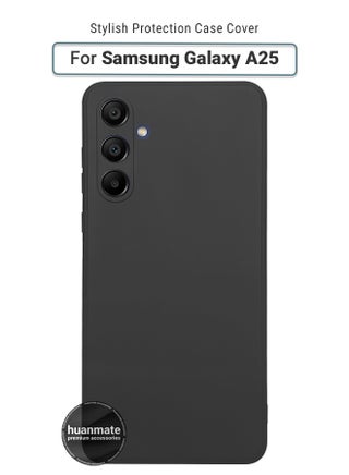 Samsung Galaxy A25 Silicone Cover Black - Premium 2.0mm TPU Silicon, Enhanced Camera Protection with Lens Shield, Shockproof & Water-Proof Cover for Samsung Galaxy A25 - pzsku/Z52CA6A10E827E30509DFZ/45/_/1705910237/18e0f8de-87c3-450e-b9f3-d255be3cb186
