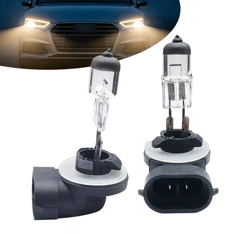 gunhunt 2 PCS Car 88127W Halogen Bulb 12V Quartz Lamp Ultrabright Beam LowHigh Beam Fog Light Replacement Allinone Plug and Play Bulb Universal Lighting for Car Warm White Light - Image 3