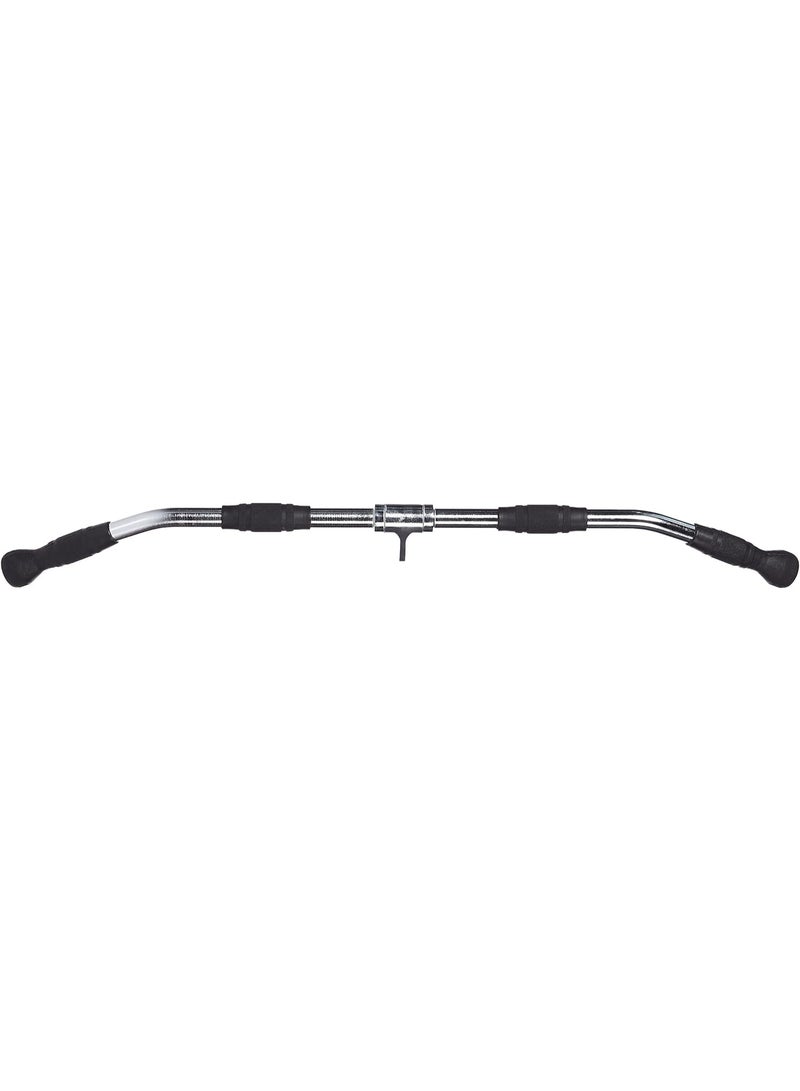 CAP Barbell Deluxe LAT Bar Cable Attachment with Rubber Handgrips, 36" - Image 1