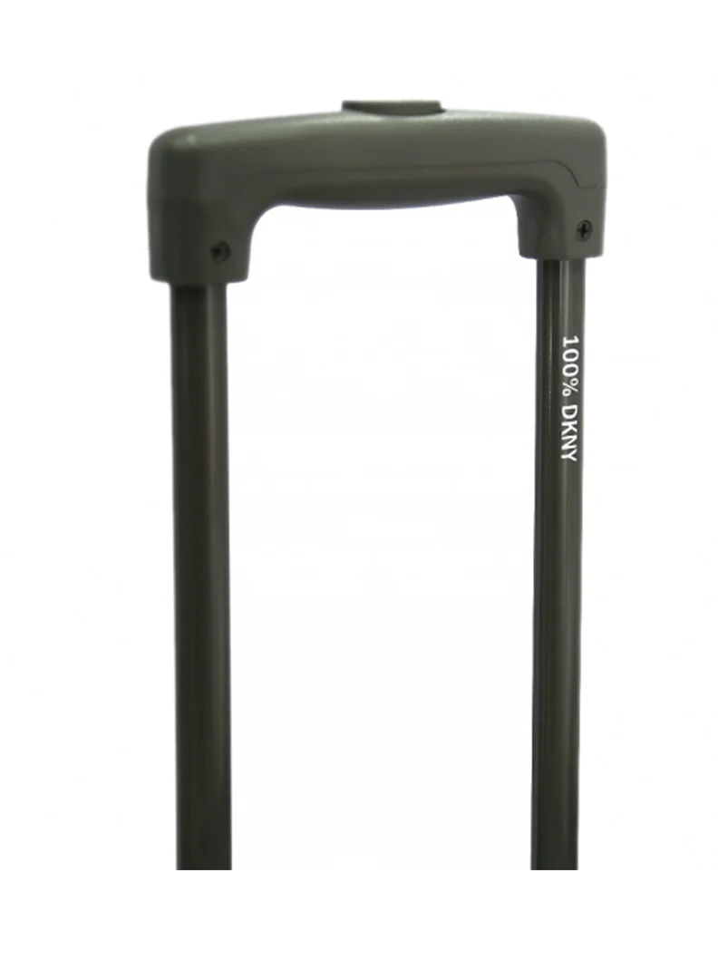 DKNY  DKNY Monogram Grey Duffle Bag with Wheels | Unisex Travel Handbag with Adjustable Shoulder Strap  | Best Price UAE