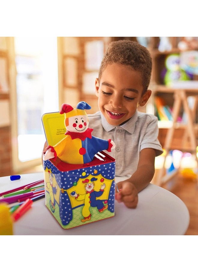 Jester Jack In The Box - Classic Children'S Musical Toy - Colorful And Durable Tin Box With Silly Jester Plush - Age 18 Months And Up