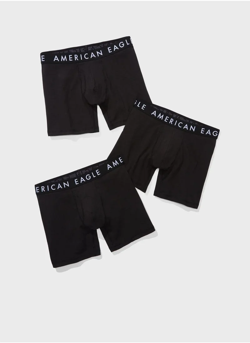 American Eagle 3 Pack Classic Logo Band Boxer