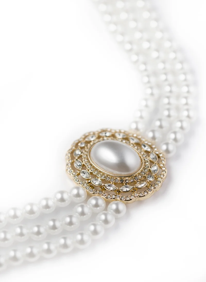 Anita's Mind in Pearls Choker