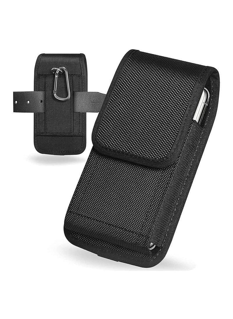 Generic - Cell Phone Pouch, Nylon Holster Case, for Samsung Galaxy S20 S21 Plus Note 20 Ultra A21 A11 A12 A71 A72 A52 A32 S10 Lite Note 9 8 LG Stylo 6/K51, Moto/Google, X-Large - Image 1