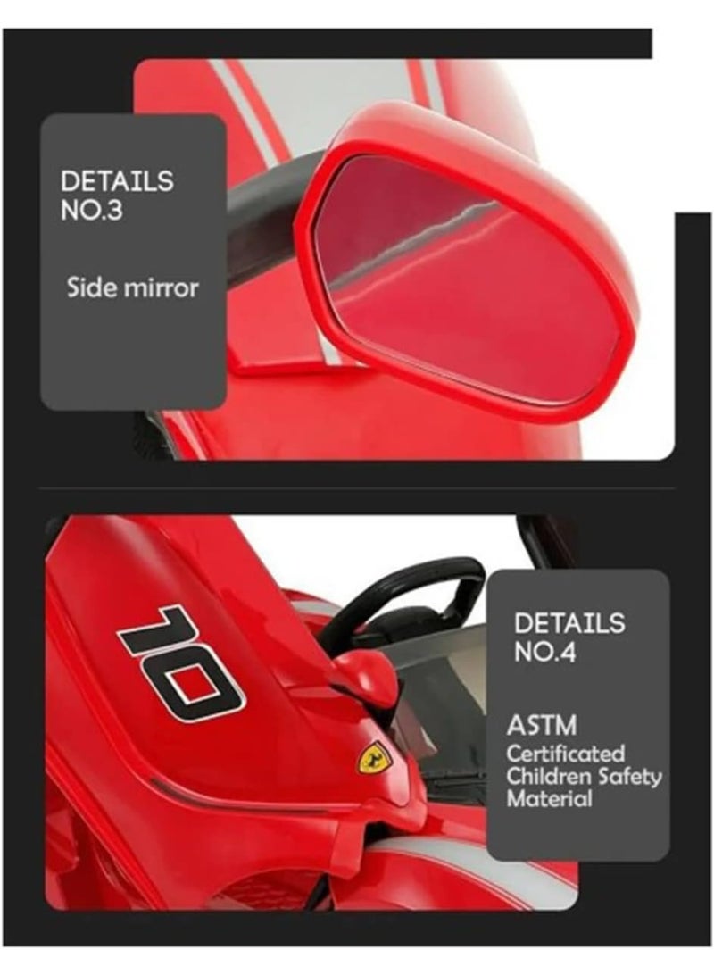 Ferrari Laferrari Red 12V Ride-On Car  electric - Image 4