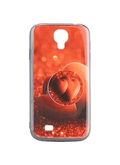 Samsung Galaxy S4 Mobile Case In flower Print Case,Colour Printed Case + Pop Holder Design Soft TPU Edge Protection Shock Absorption Slim Hard PC Case for Samsung S4