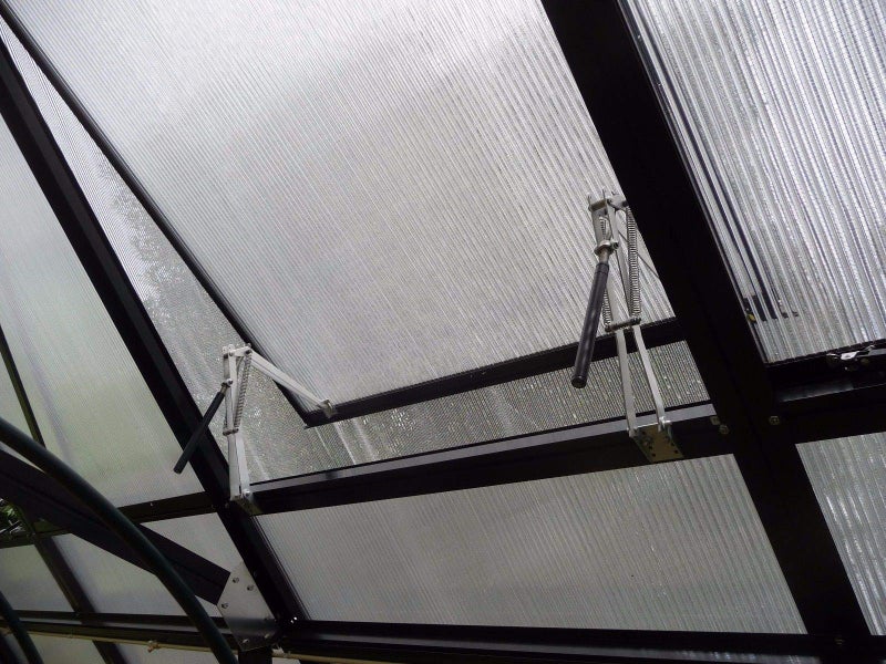 BIBISTORE Automatic Greenhouse Vent Opener with Two Springs Solar Powered Auto Window Opener for Hothouse&Cold Frame Greenhouse Acessories-Lifts 15.4 Lbs - Image 3