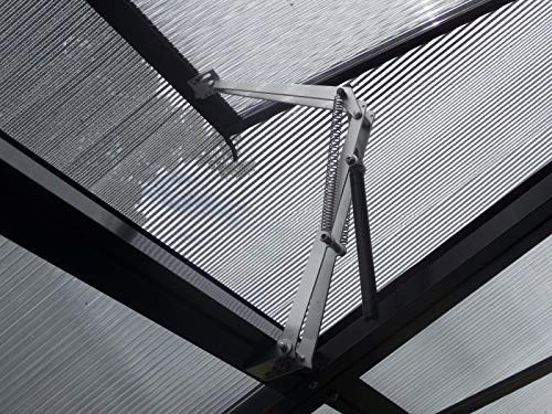 BIBISTORE Automatic Greenhouse Vent Opener with Two Springs Solar Powered Auto Window Opener for Hothouse&Cold Frame Greenhouse Acessories-Lifts 15.4 Lbs - Image 1
