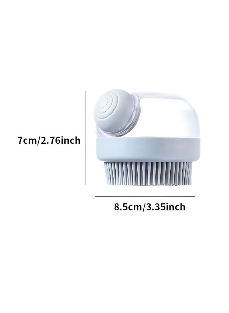 باوفكت وورلد  فرشاة استحمام للكلاب والقطط بموزع شامبو مدمج – تنظيف وتدليك في أداة واحدة - Image 2