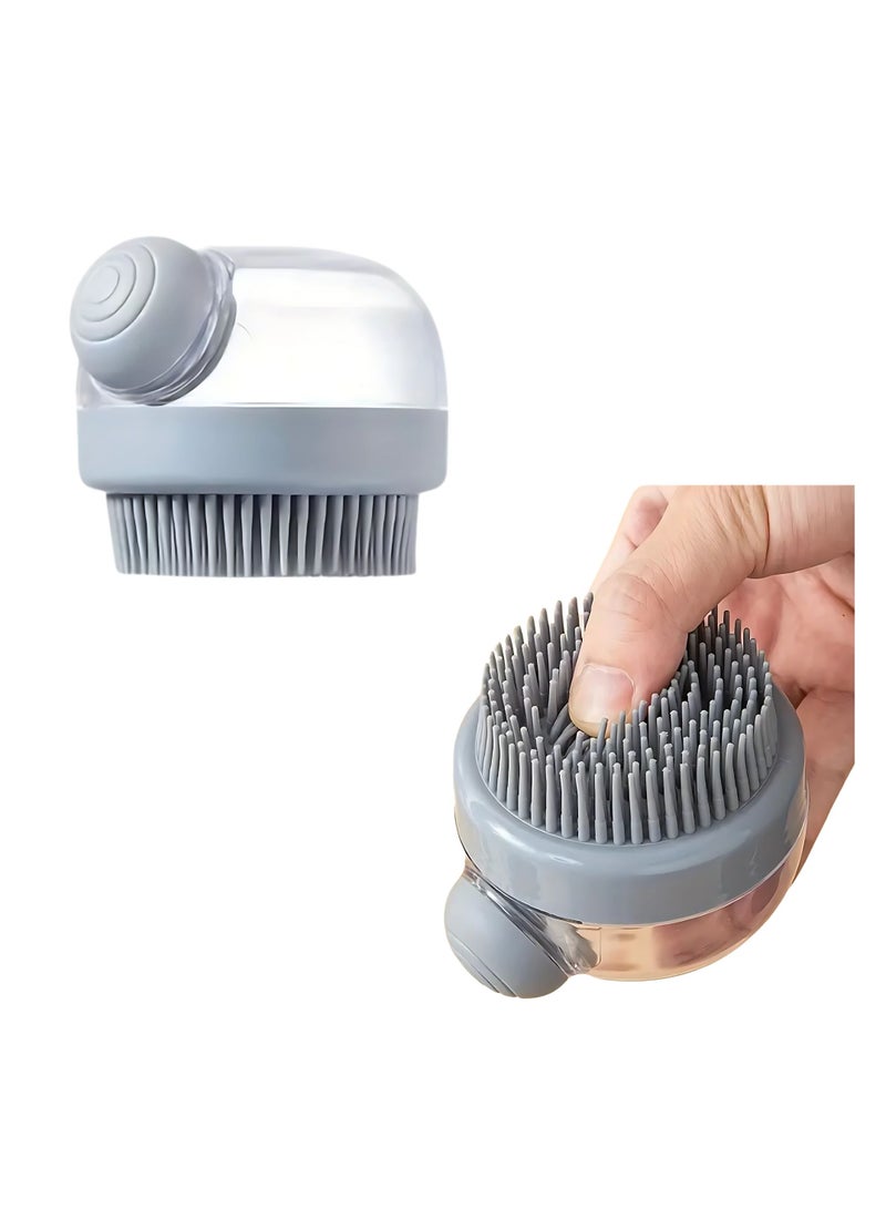 باوفكت وورلد  فرشاة استحمام للكلاب والقطط بموزع شامبو مدمج – تنظيف وتدليك في أداة واحدة - Image 1