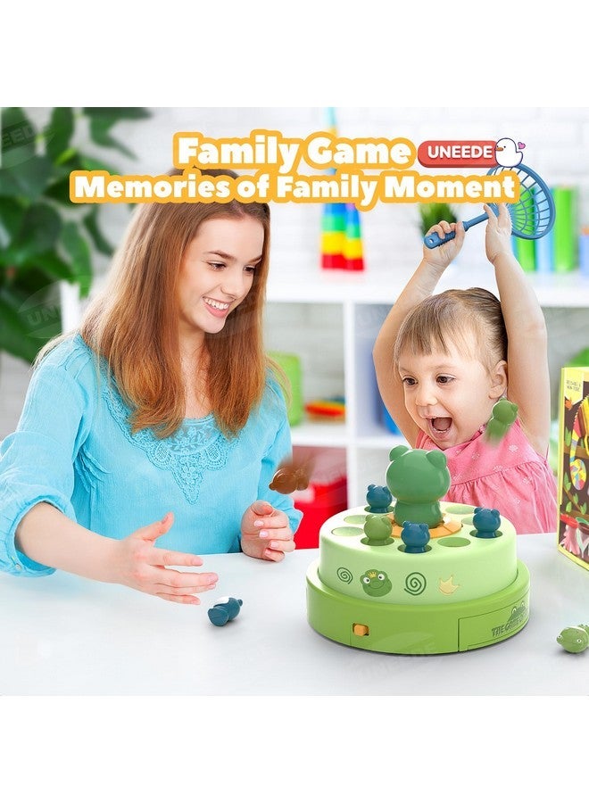 UNEEDE Frog Bounce And Catch Game Toys,Popping Board Games For Kids Age 4-6,Frog Pop Up Game, Catching Music Games For Kids 4-8 8-12,Family Game Toy For 5-7 Boys Girls, Birthday Gifts For Toddlers 3-5 - Image 5