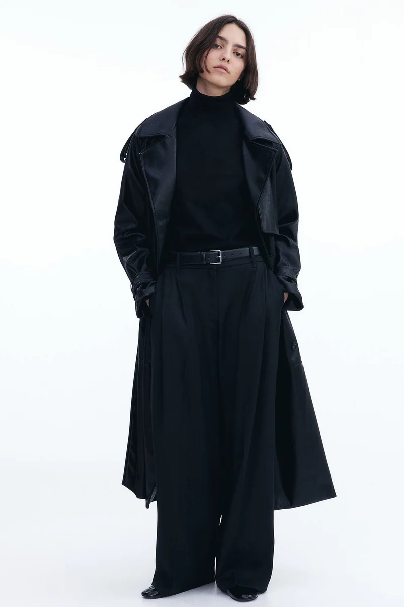 H&M Wide tailored trousers