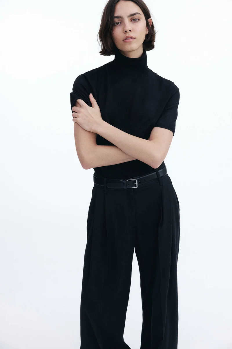 H&M Wide tailored trousers