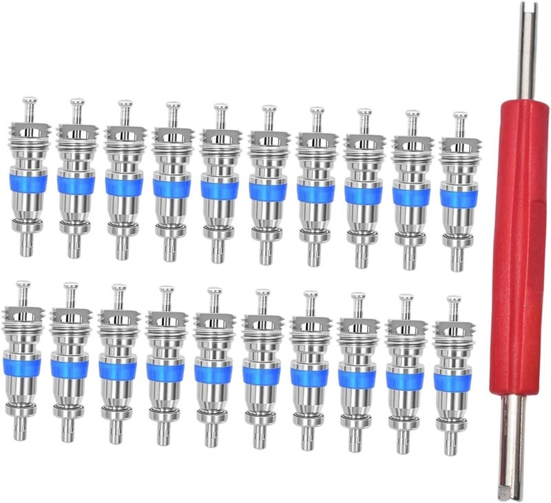 Gralara R32 R12 Car Valve Core Kit Replacement Sturdy for Refrigeration Professional Versatile Accessories, 21pcs - Image 4