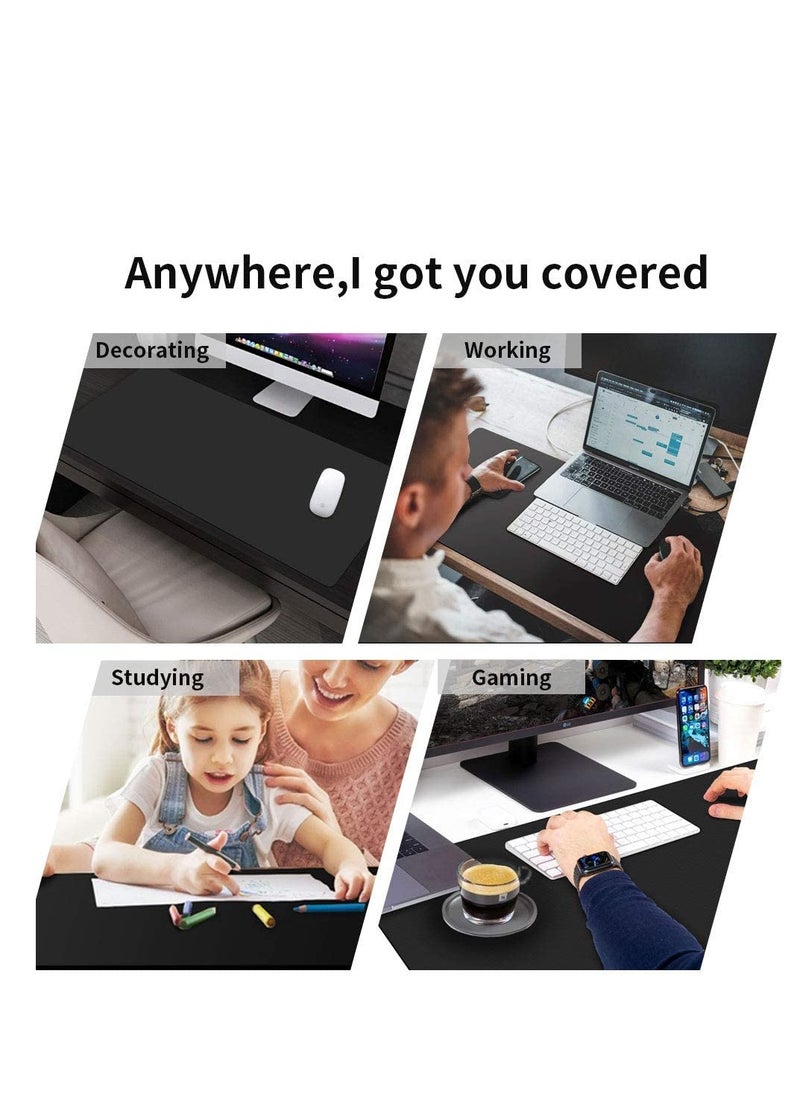 INFOSUN - Mouse Pad Large Size 80 * 40* CM Double Sided Color Desk Pad with PU Leather XXL Mousepad for Laptops/Computers Work Gaming Office Home - Image 1