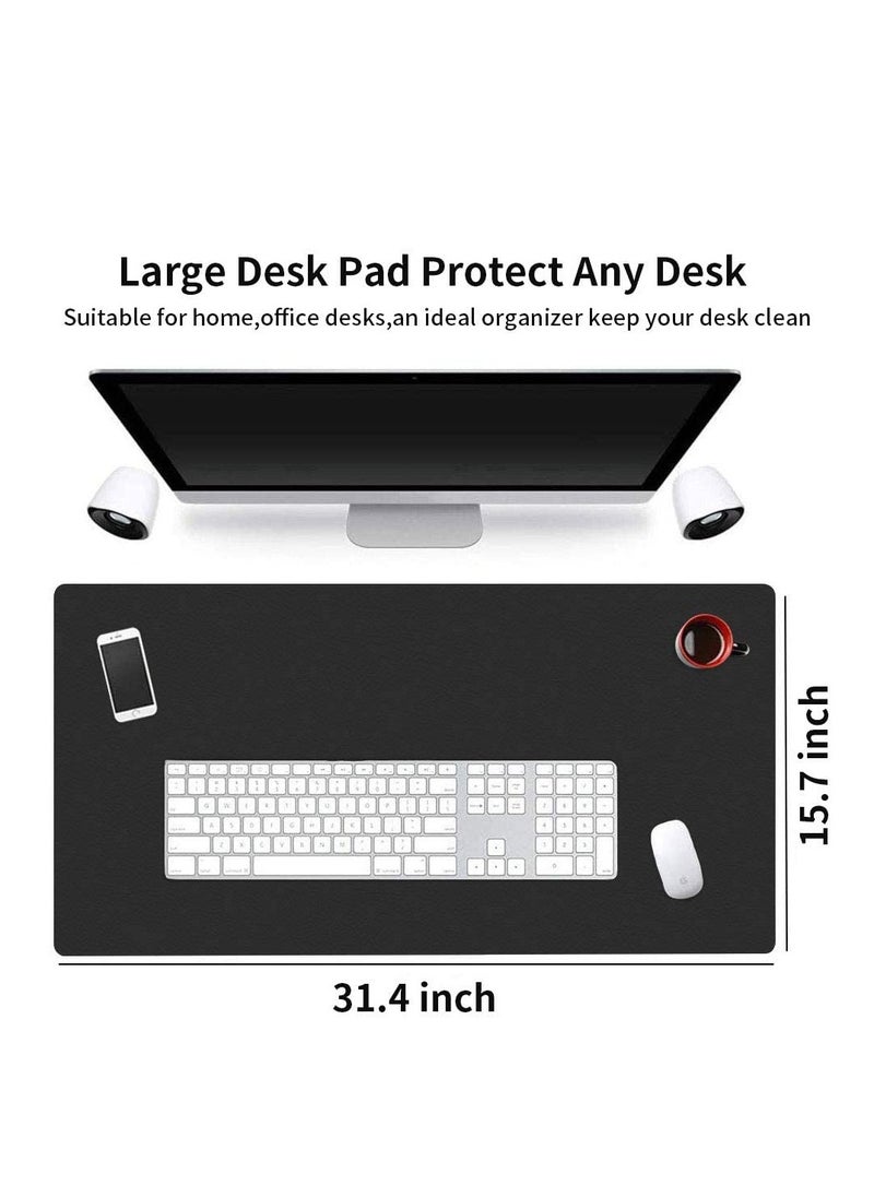 INFOSUN - Mouse Pad Large Size 80 * 40* CM Double Sided Color Desk Pad with PU Leather XXL Mousepad for Laptops/Computers Work Gaming Office Home - Image 1
