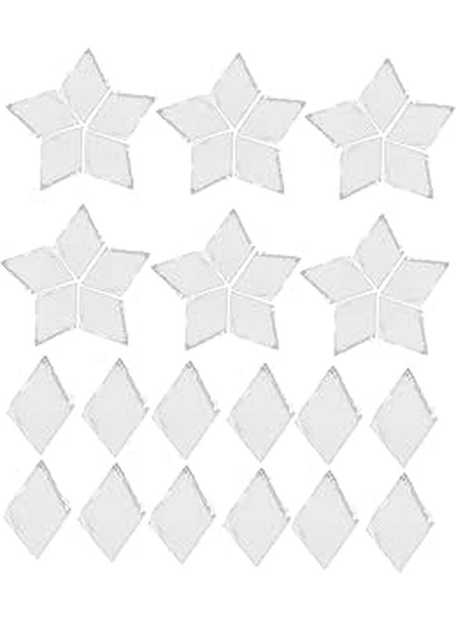 فسيفساء زجاج قزحي الألوان للحرف اليدوية، الديكور المنزلي DIY، المزهريات، المشاريع الفنية - Image 1