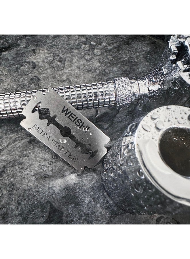 WeiShi 50 Count Double Edge Safety Razor Extra Stainless Blades - Image 4