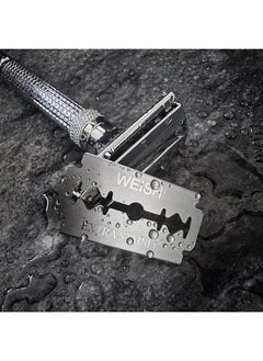 WeiShi 50 Count Double Edge Safety Razor Extra Stainless Blades  - Image 2