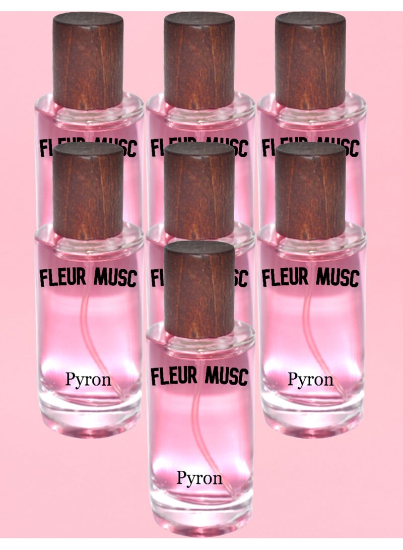 PYRON 7 Pieces Fleur Musc Perfume 50 ml EDP - Image 1
