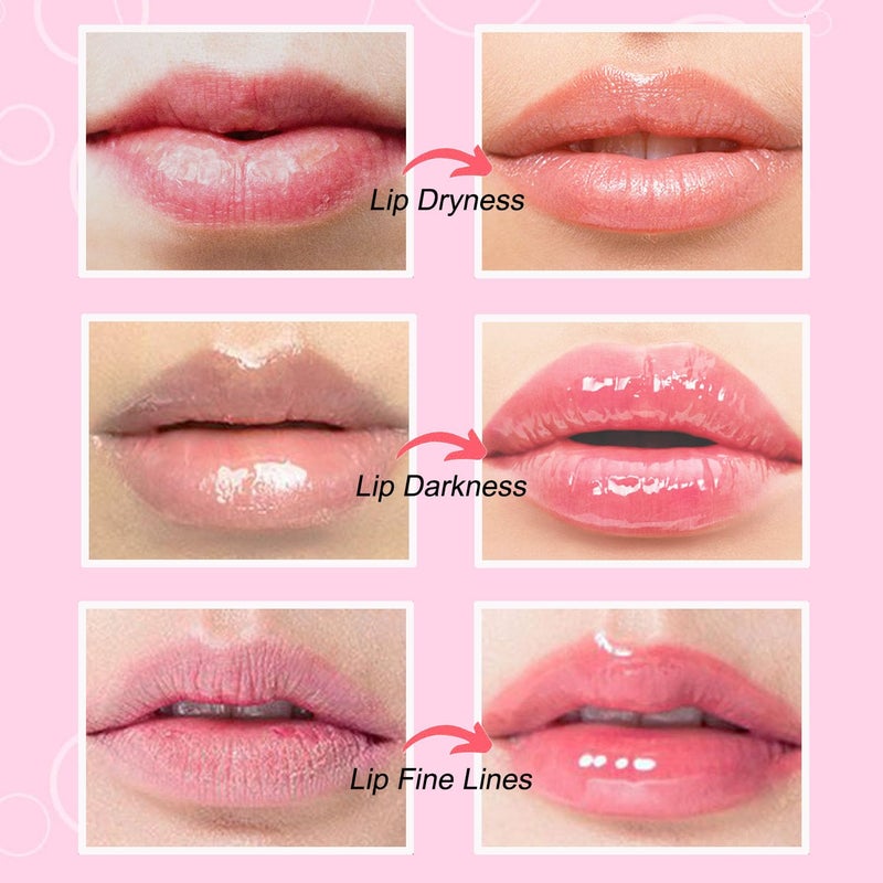 NIYET 30 pieces of Moisturizing Collagen Crystal Lip Mask - Anti-Ageing & Anti Chapped, Reduce lip Wrinkles, Fade Lip Color, Make Skin Smooth (Pink) - Image 4