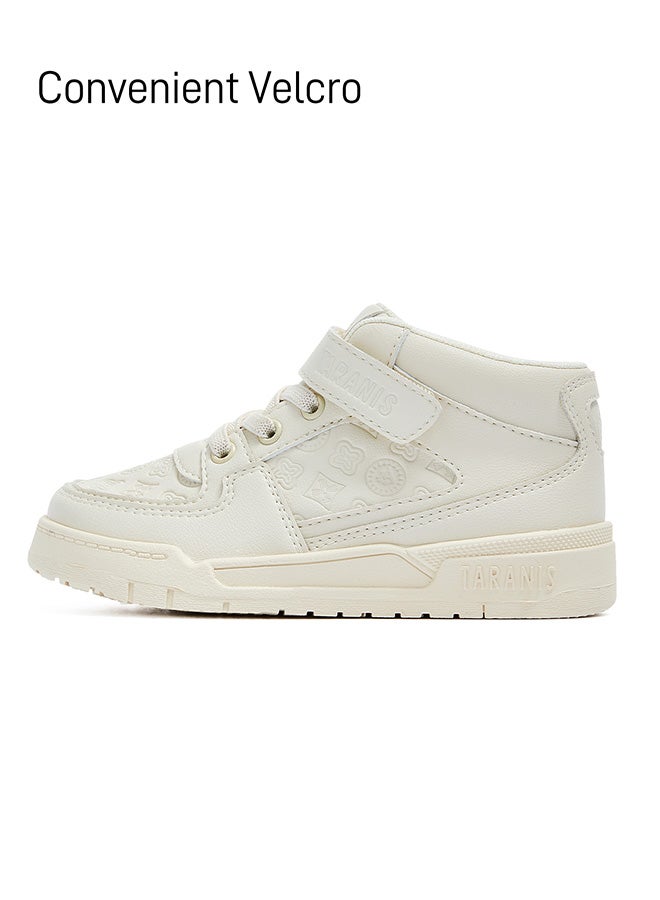 تارانيس حذاء تارانيس للأطفال منقوش - حذاء رياضي أبيض للأطفال الصغار، حذاء رياضي كلاسيكي منقوش - Image 3