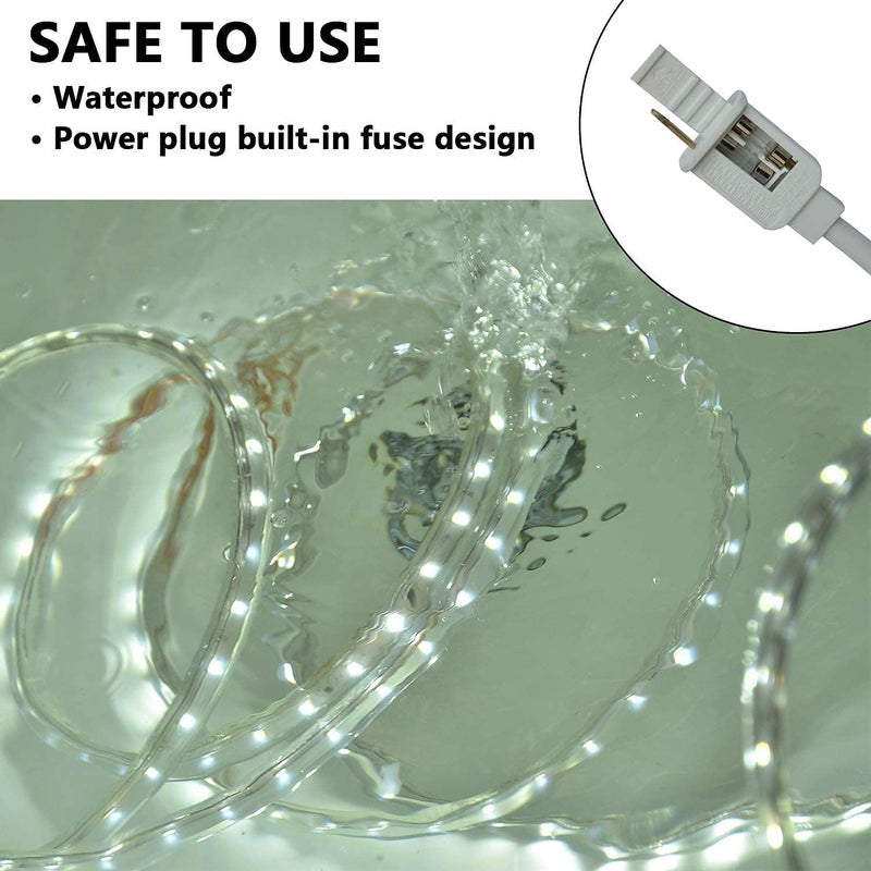 VELOCIOUS VELOCIOUS LED Strip Rope Light for Home Decoration 5 Meter DiwaliFestivalsChristmas Waterproof for Indoor Outdoor White  - Image 3